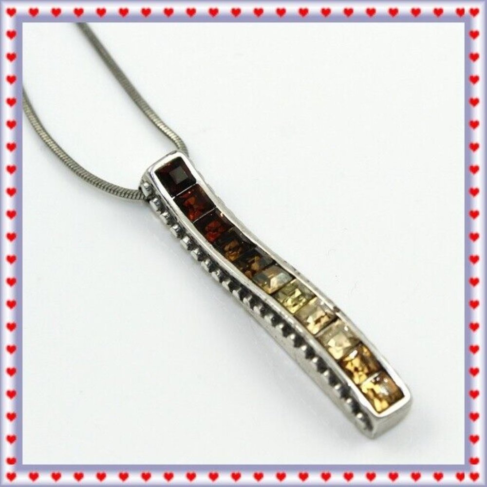 Brighton Spectrum Topaz Crystal Pendant Necklace